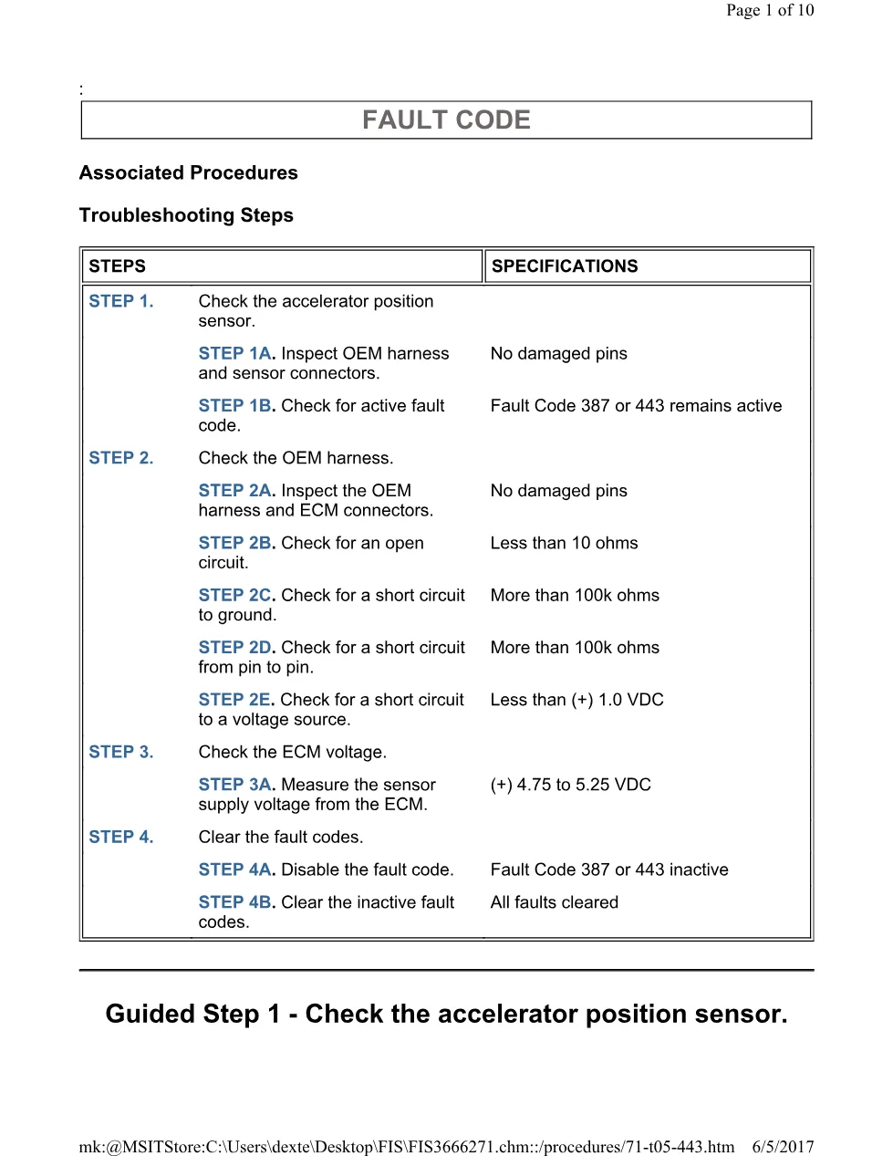 Cummins CM554 443 TS document guide – 443(TS).pdf – PDF, 10 pages - preview page 1 of 3