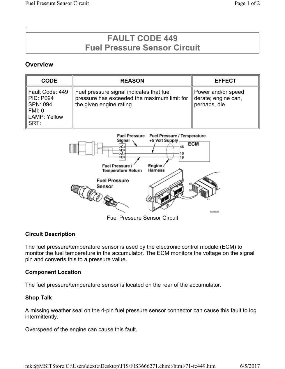 Cummins CM554 449 manual document guide – 449.pdf – PDF, 2 pages - preview page 1 of 2