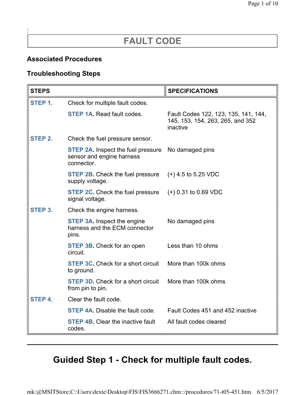 Cummins CM554 451 TS document guide – 451(TS).pdf – PDF, 10 pages - preview page 1 of 3