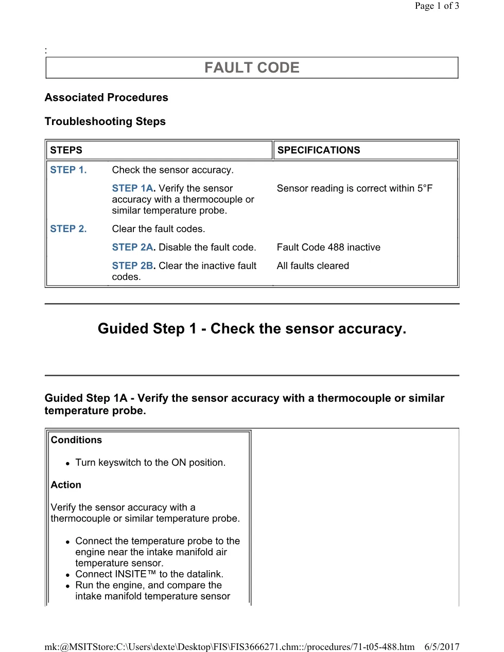 Cummins CM554 488 TS document guide – 488(TS).pdf – PDF, 3 pages - preview page 1 of 3