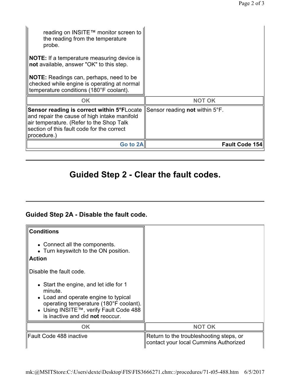 Cummins CM554 488 TS document guide – 488(TS).pdf – PDF, 3 pages - preview page 2 of 3