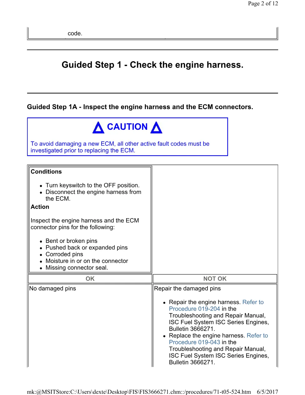 Cummins CM554 524 troubleshooting document guide – 524(TS).pdf - preview page 2 of 3