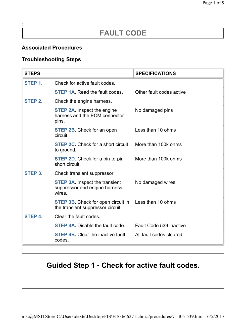 Cummins CM554 539 troubleshooting document guide – 539(TS).pdf - preview page 1 of 3