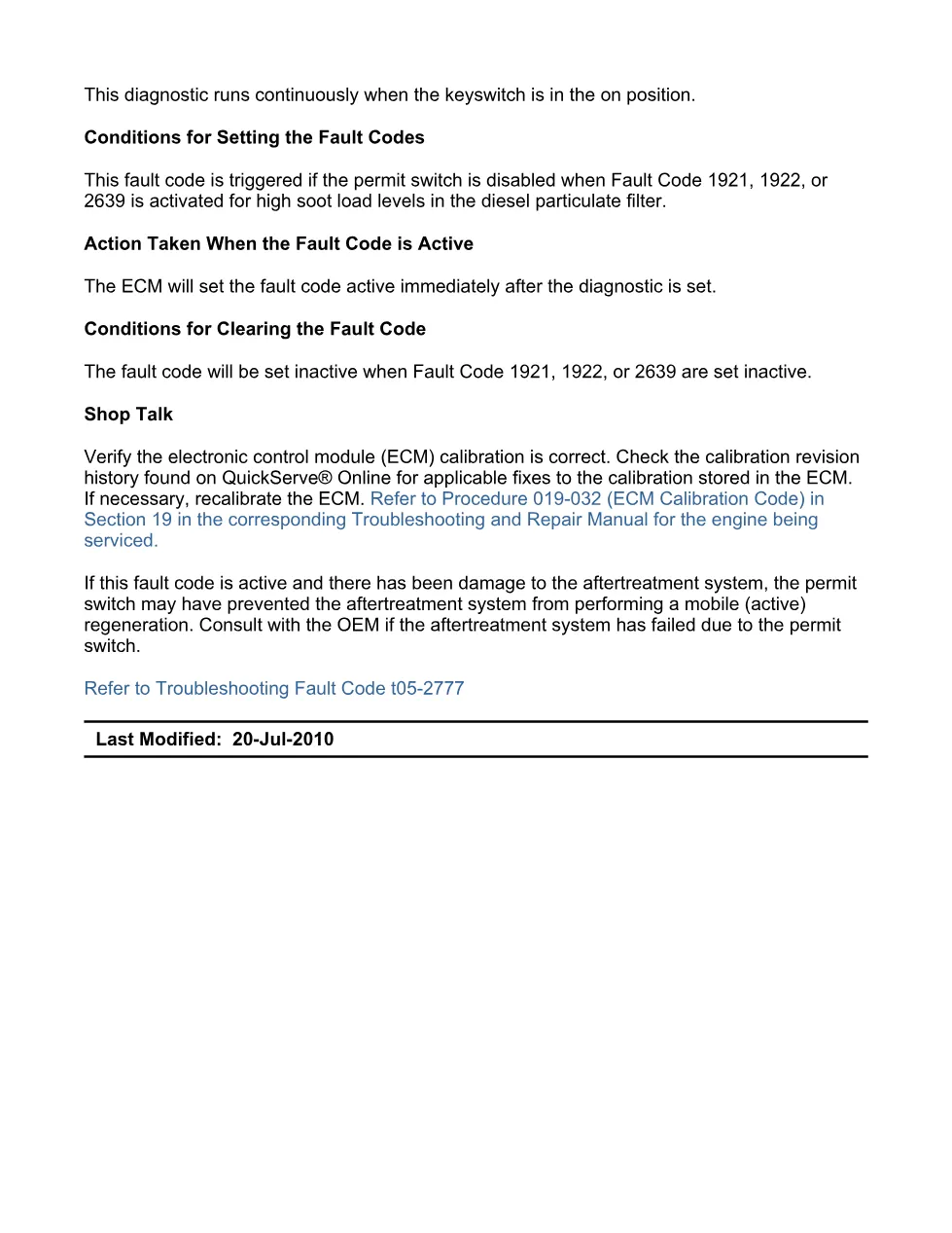 Cummins code 2777 manual — Fault Code 2777 Aftertreatment – Guide - preview page 2 of 3