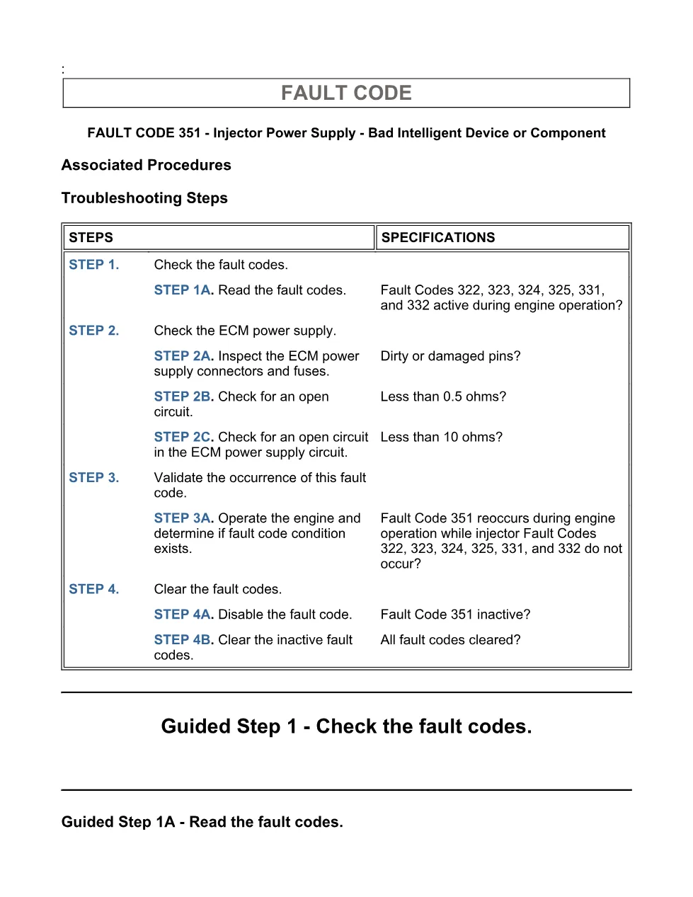 Cummins Code 351 Troubleshooting Manual — Fault Code 351 — PDF, 9 - page 3 is available after signing in