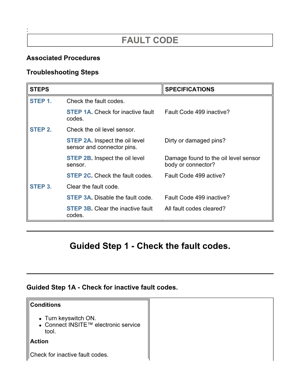 Cummins code 499 troubleshooting — Fault Code 499 Oil Level - page 3 is available after signing in