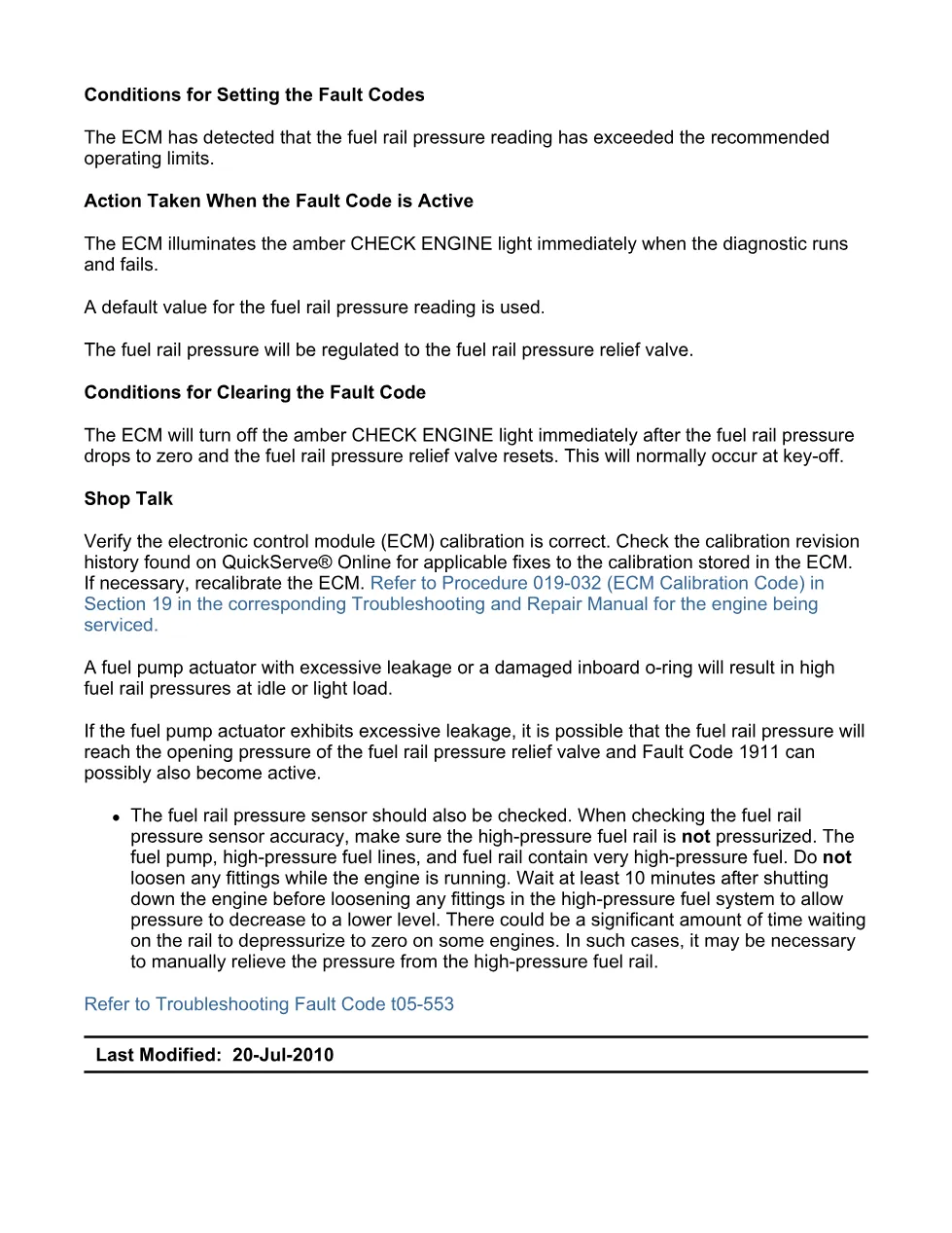 Cummins code 553 troubleshooting manual — Fault Code 553 — PDF, - page 3 is available after signing in