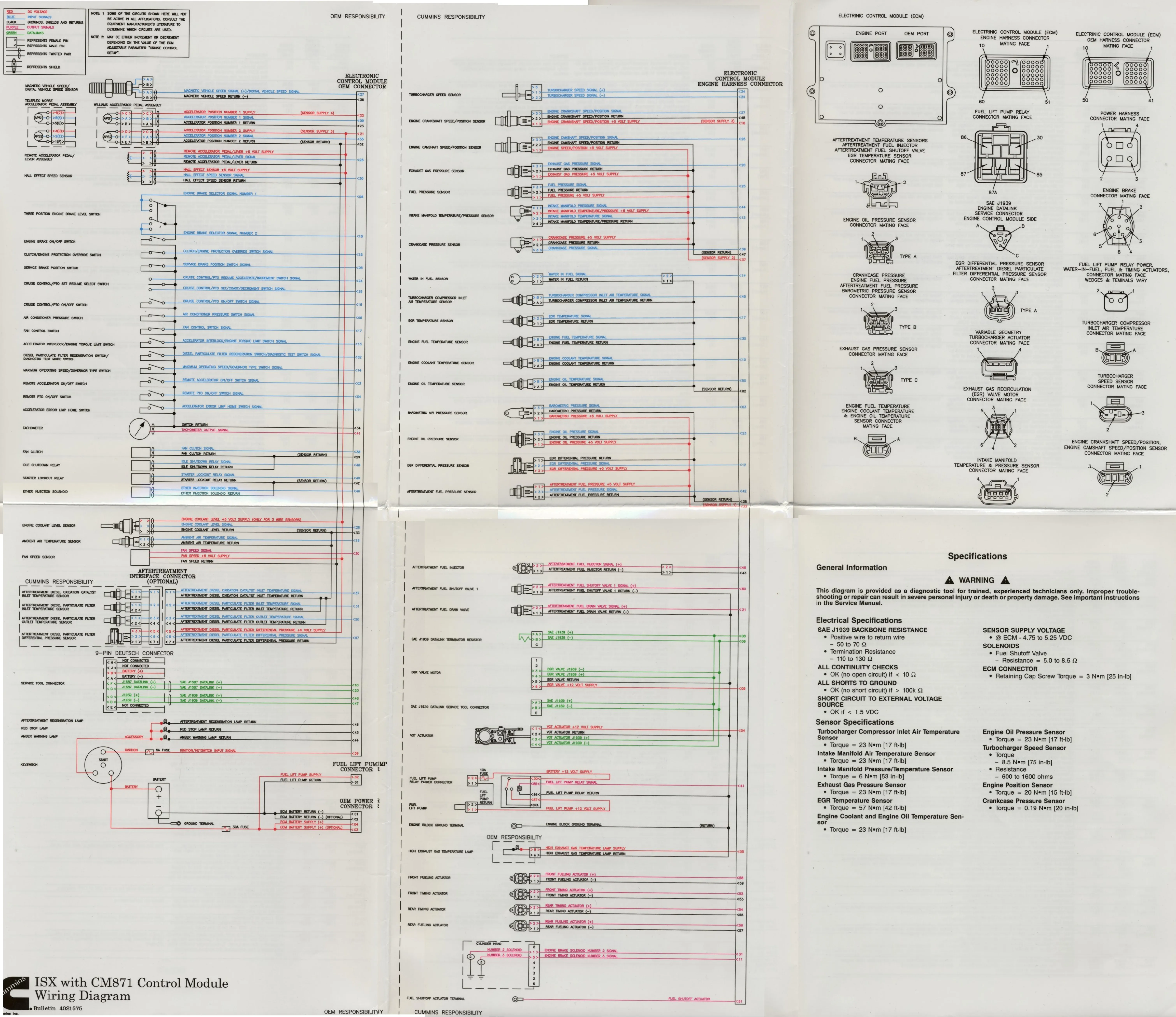 Cummins CUMMINS DTC 871 Diagnostic Procedure ? Fault Code 871 - page 1 is available after signing in