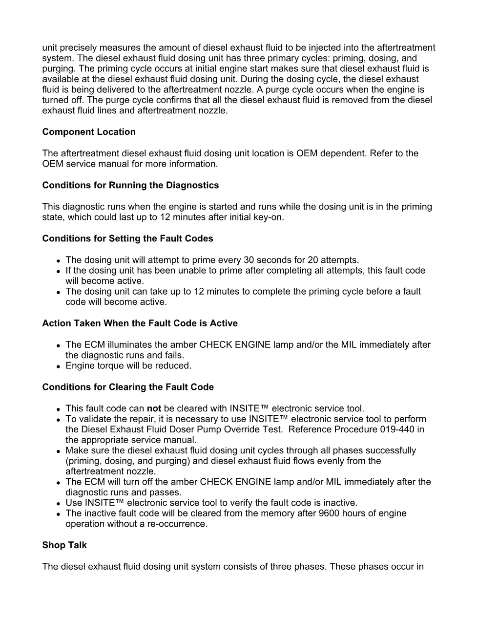 Cummins DEF dosing fault diagnostic manual — Fault Code 3548 - preview page 2 of 3