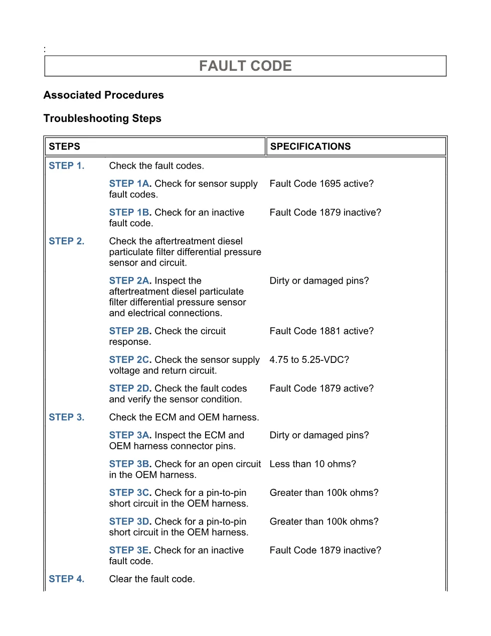 Cummins fault 1879 Troubleshooting Manual — Code 1879 — PDF, 15 - page 3 is available after signing in