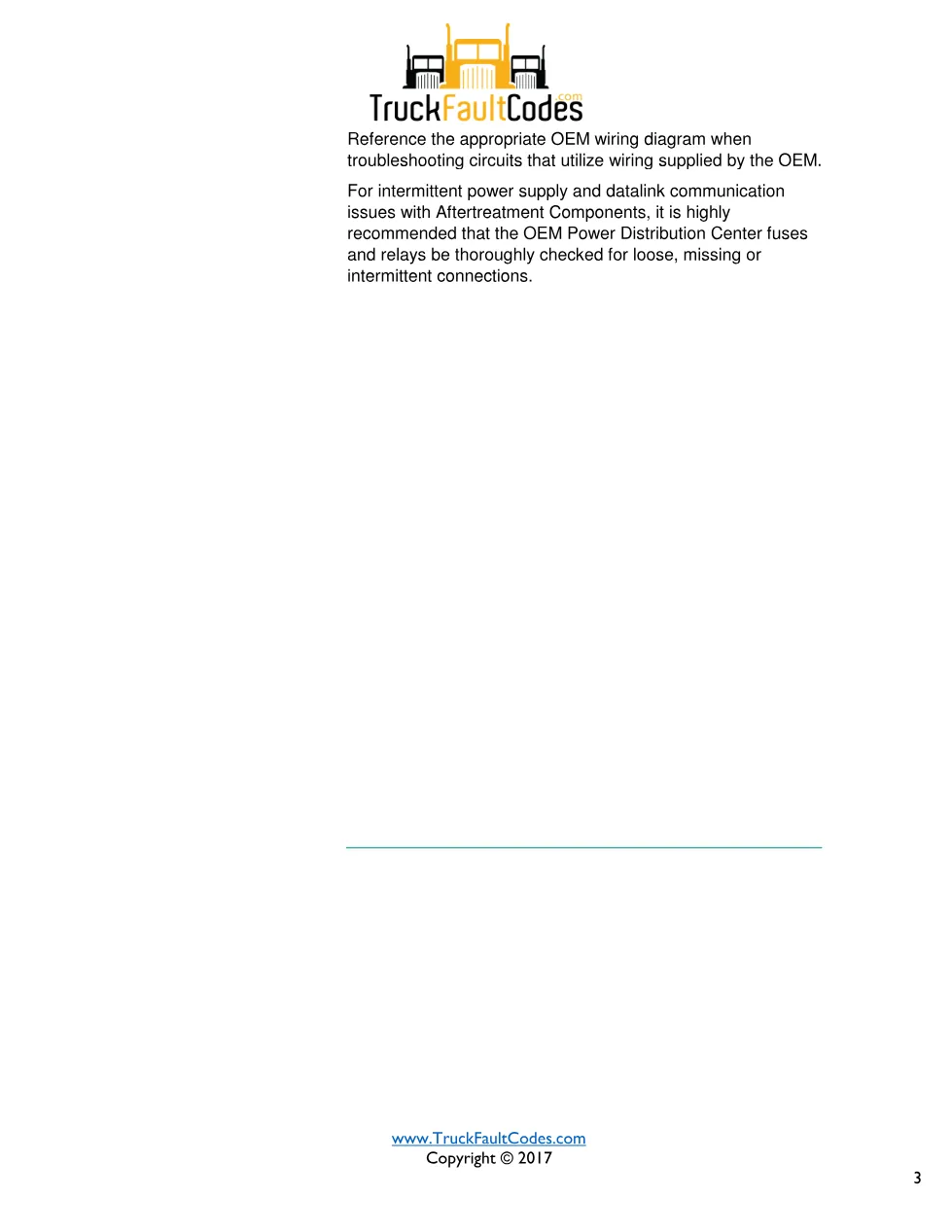 Cummins fault 1887 diagnostic procedure – AFTERTREATMENT OUTLET - page 3 is available after signing in
