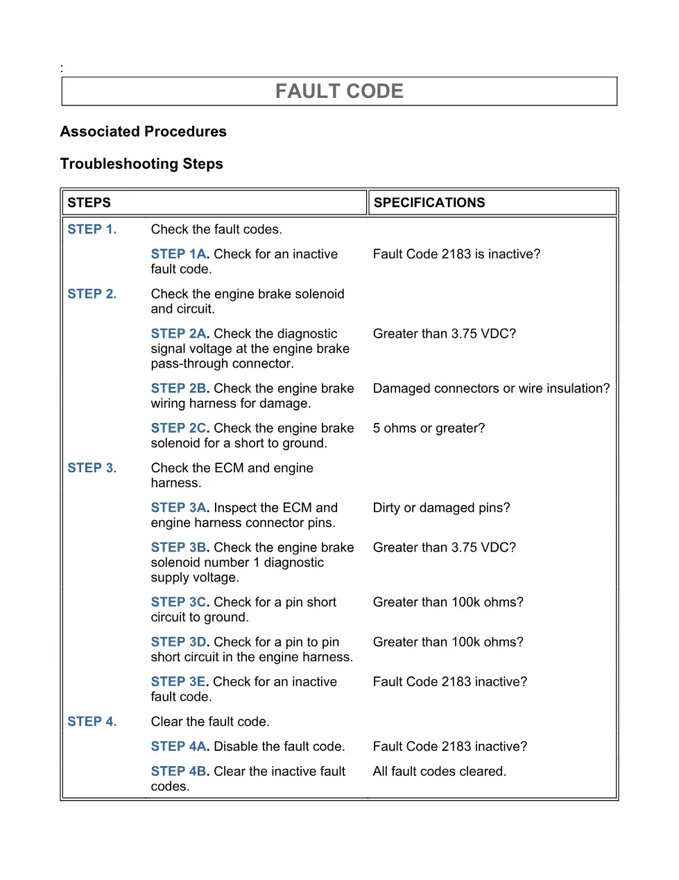 Cummins fault 2183 Troubleshooting Manual — Code 2183 PDF, 14 - page 3 is available after signing in