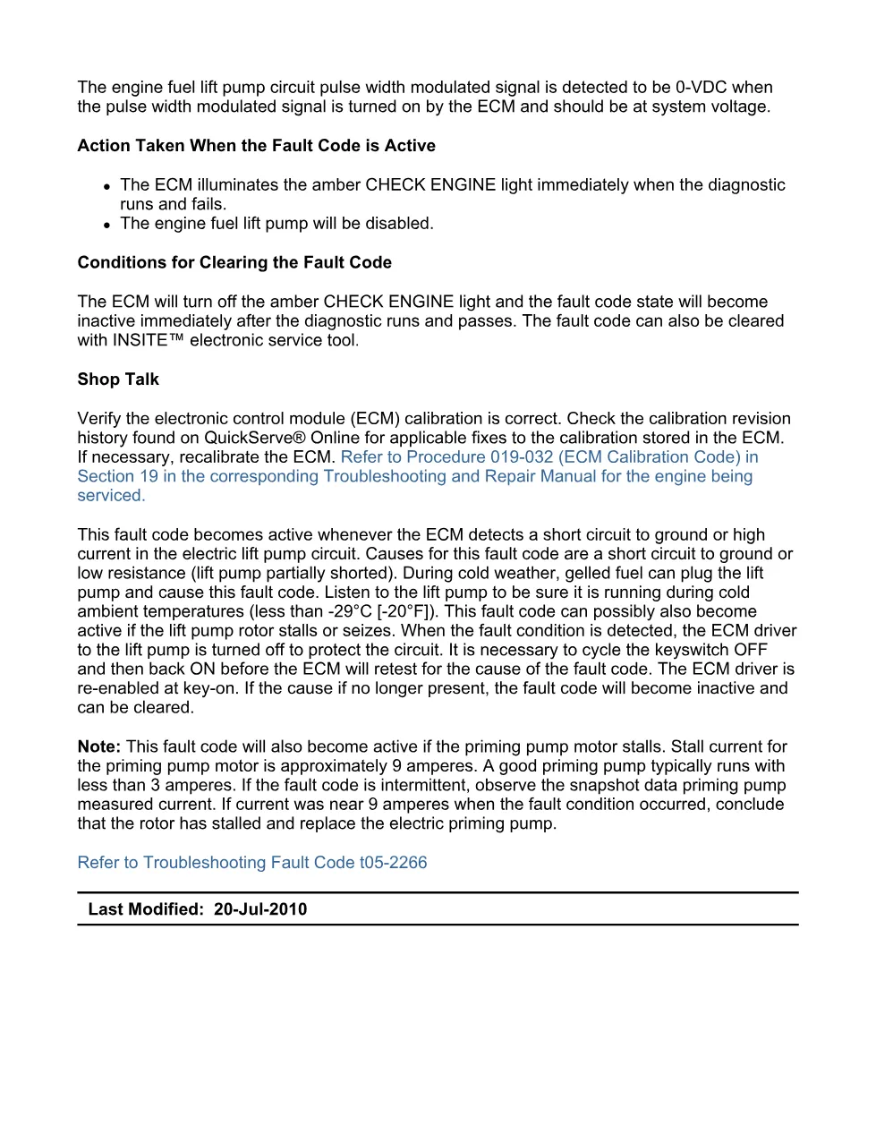 Cummins fault 2266 Troubleshooting Manual — Code 2266 — PDF, 12 - preview page 2 of 3