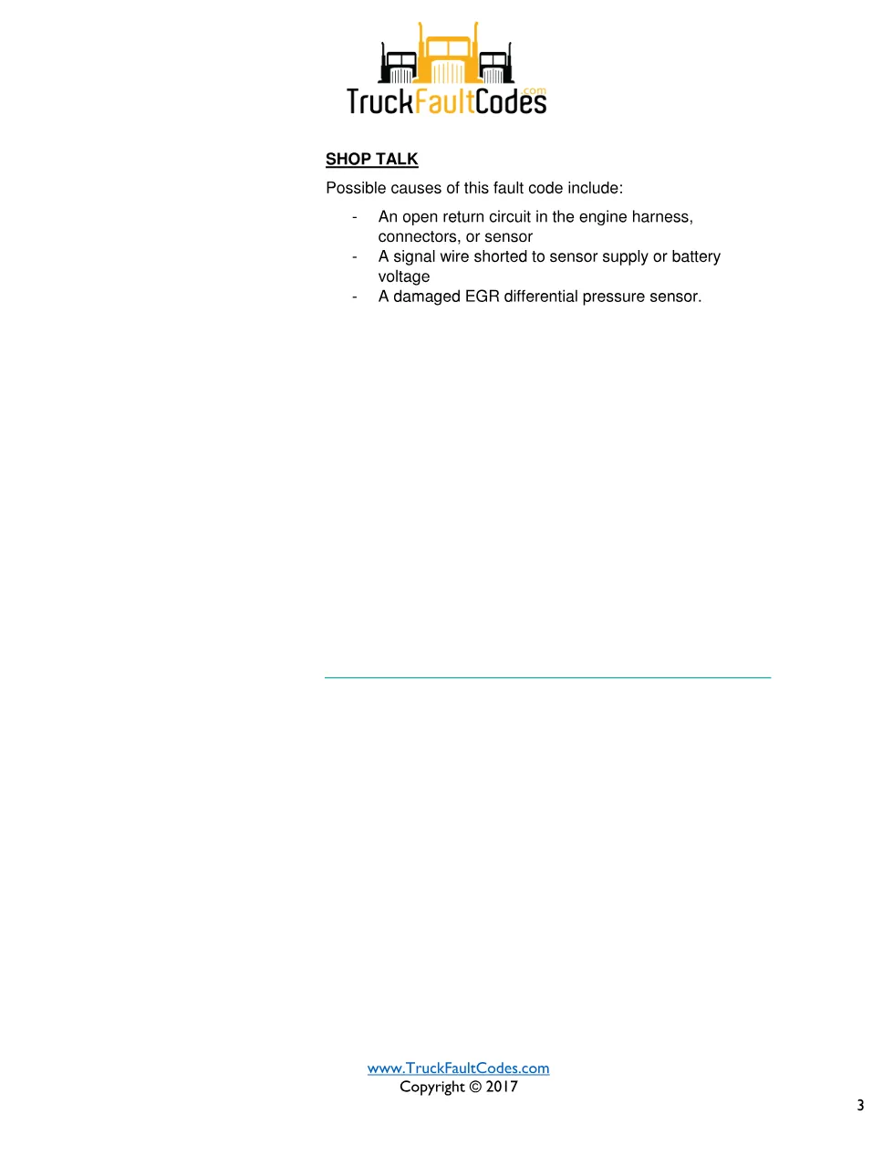 Cummins fault 2273 diagnostic procedure – EXHAUST GAS – 10 pages - page 3 is available after signing in