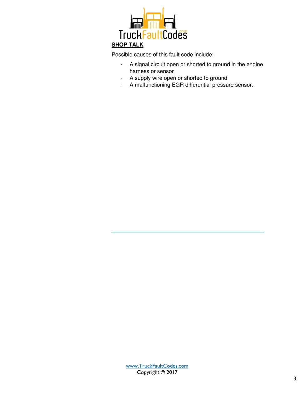Cummins fault 2274 diagnostic procedure – EXHAUST GAS – 11 pages - page 3 is available after signing in