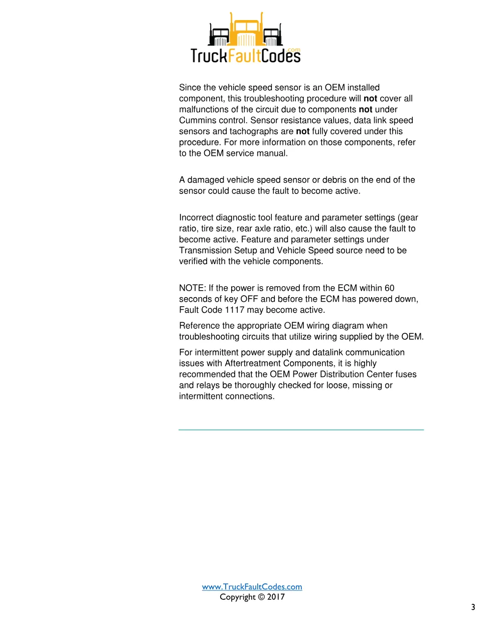 Cummins fault 241 diagnostic procedure – WHEEL-BASED VEHICLE - page 3 is available after signing in