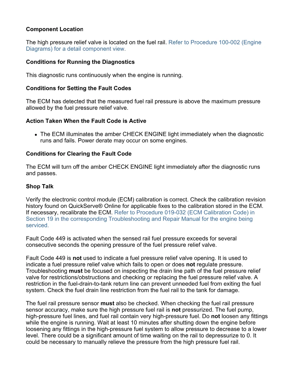 Cummins fault 449 Troubleshooting Manual — Code 449 PDF, 20 pages - page 3 is available after signing in