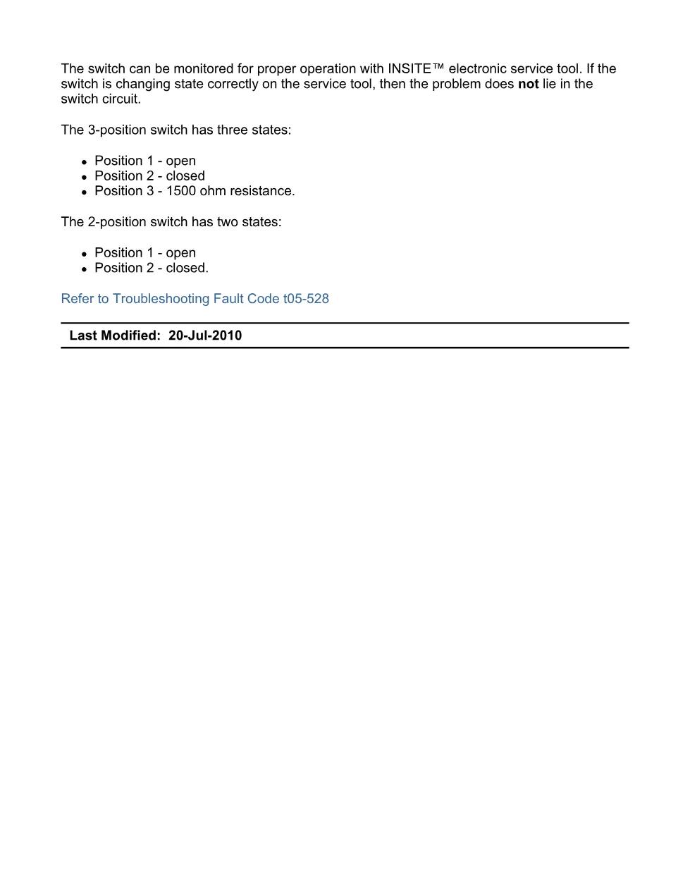 Cummins fault 528 troubleshooting manual — ISB6.7 CM2150 – Guide - preview page 2 of 3