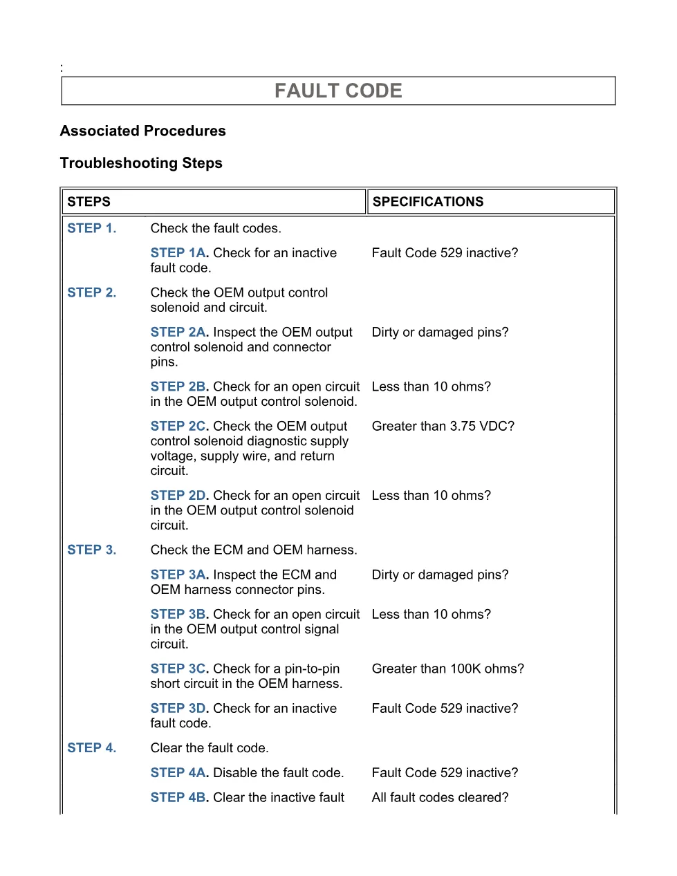Cummins fault 529 Troubleshooting Manual — Code 529.pdf — PDF, 13 - page 3 is available after signing in