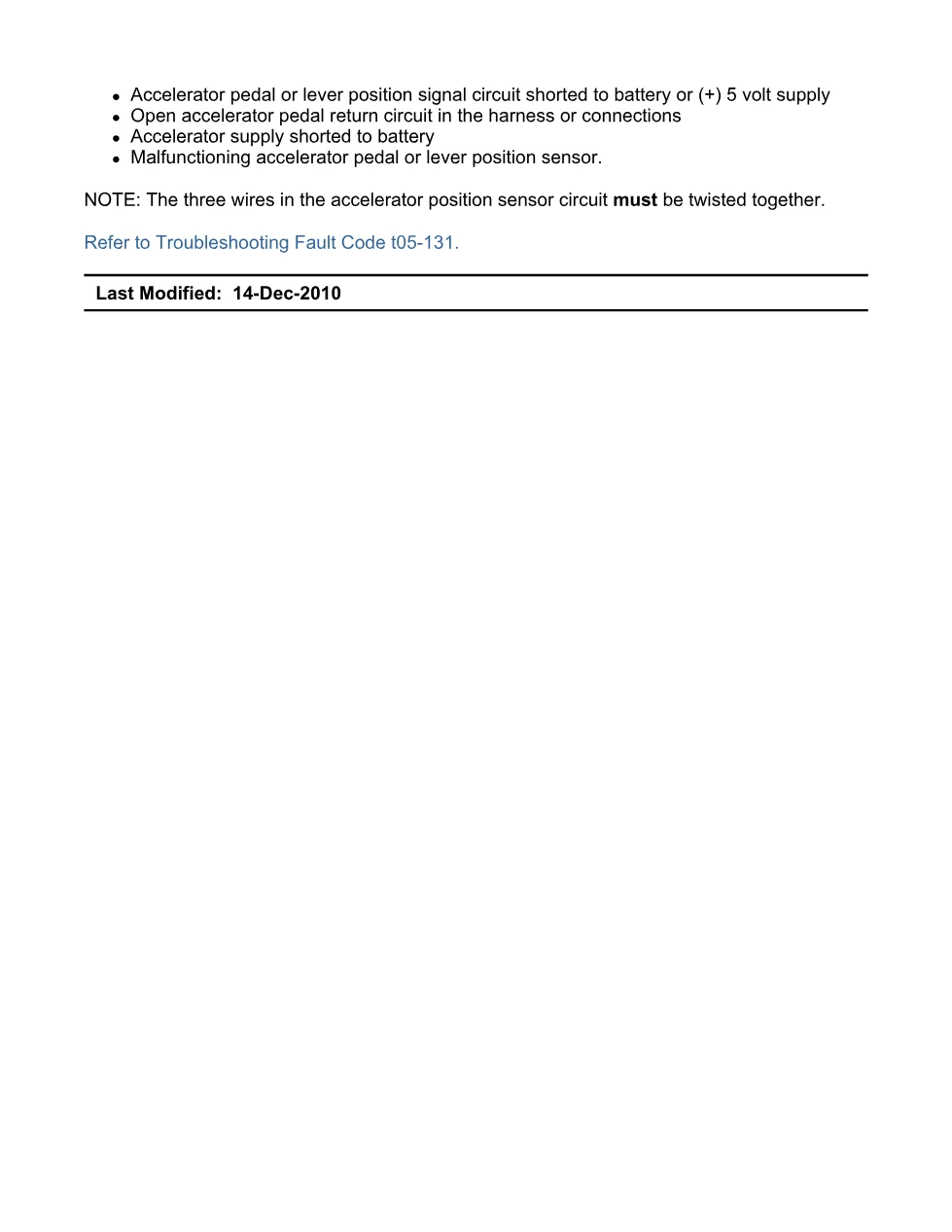 Cummins fault code 131 manual — Accelerator Pedal or Lever – PDF - page 3 is available after signing in