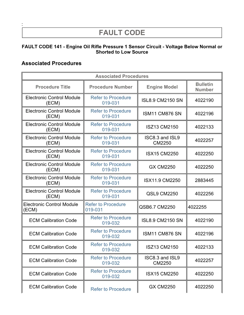 Cummins fault code 141 manual — Engine Oil Rifle Pressure 1 – PDF - page 3 is available after signing in