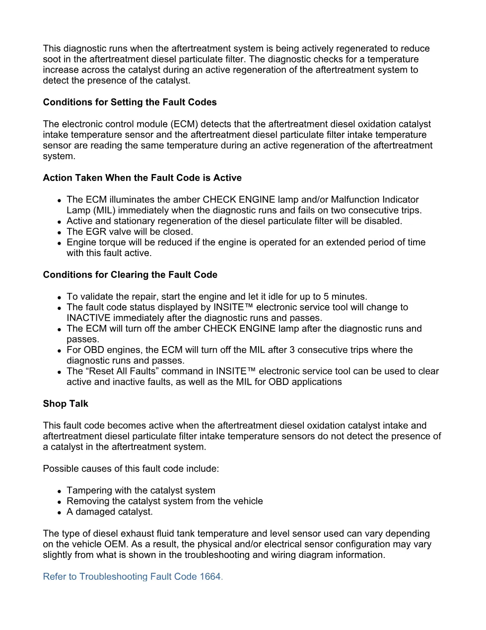 Cummins Fault Code 1664: Aftertreatment DOC missing — ISX11.9 - preview page 2 of 6