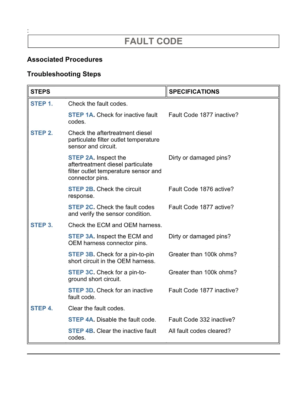Cummins fault code 1877 Troubleshooting Manual — Code 1877 — PDF, - page 3 is available after signing in