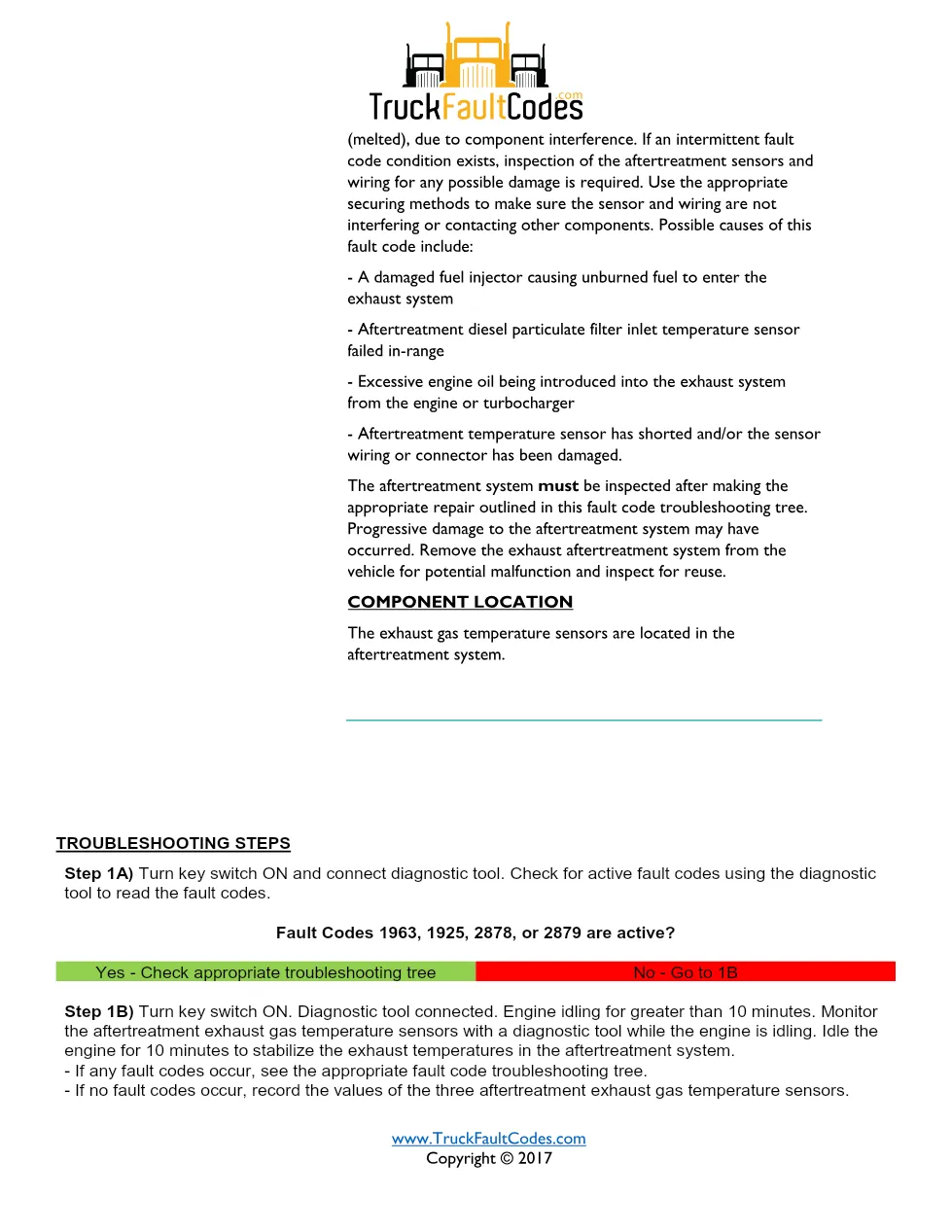Cummins fault code 1966 — ISM CM871 (2007-09) DTC manual — SPN - preview page 2 of 4