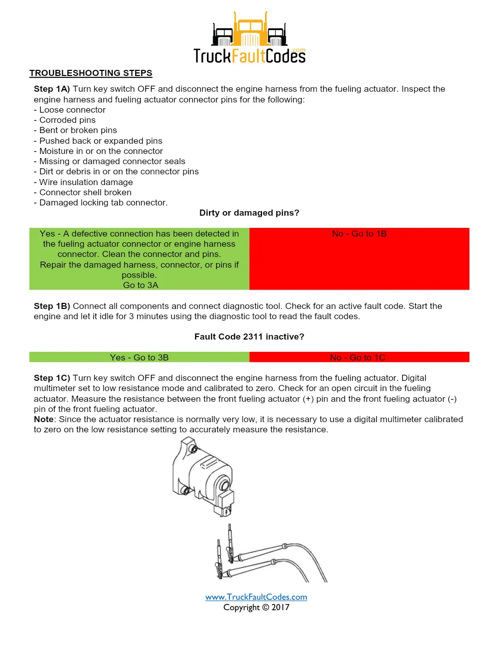 Cummins fault code 2311 — ISM CM871 (2007-09) DTC manual — SPN - preview page 2 of 5