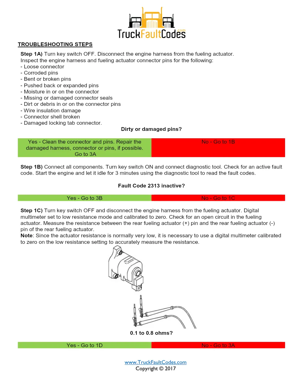 Cummins fault code 2313 — ISM CM871 (2007-09) DTC manual — SPN - preview page 2 of 5