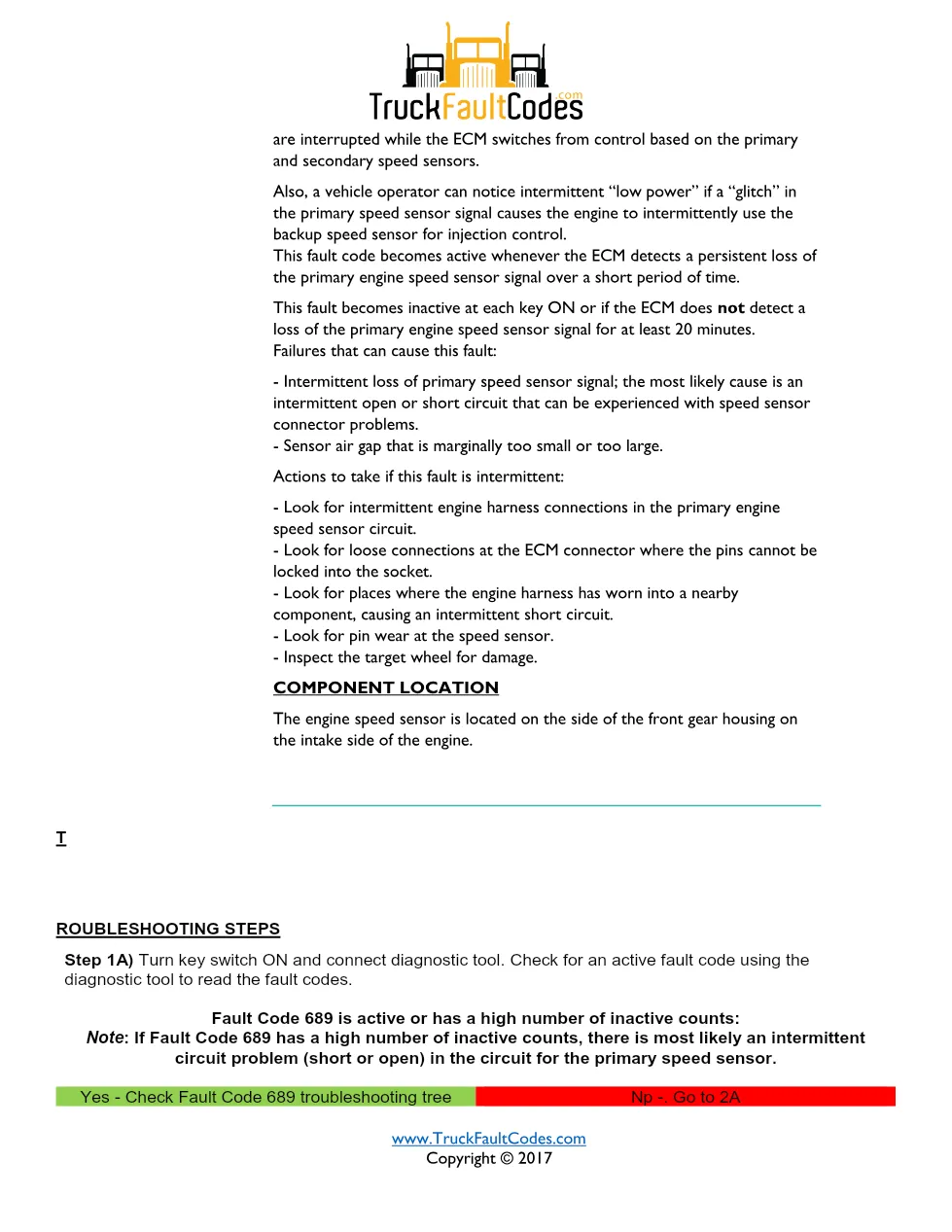 Cummins fault code 2321 — ISM CM871 (2007-09) DTC manual — SPN - preview page 2 of 5