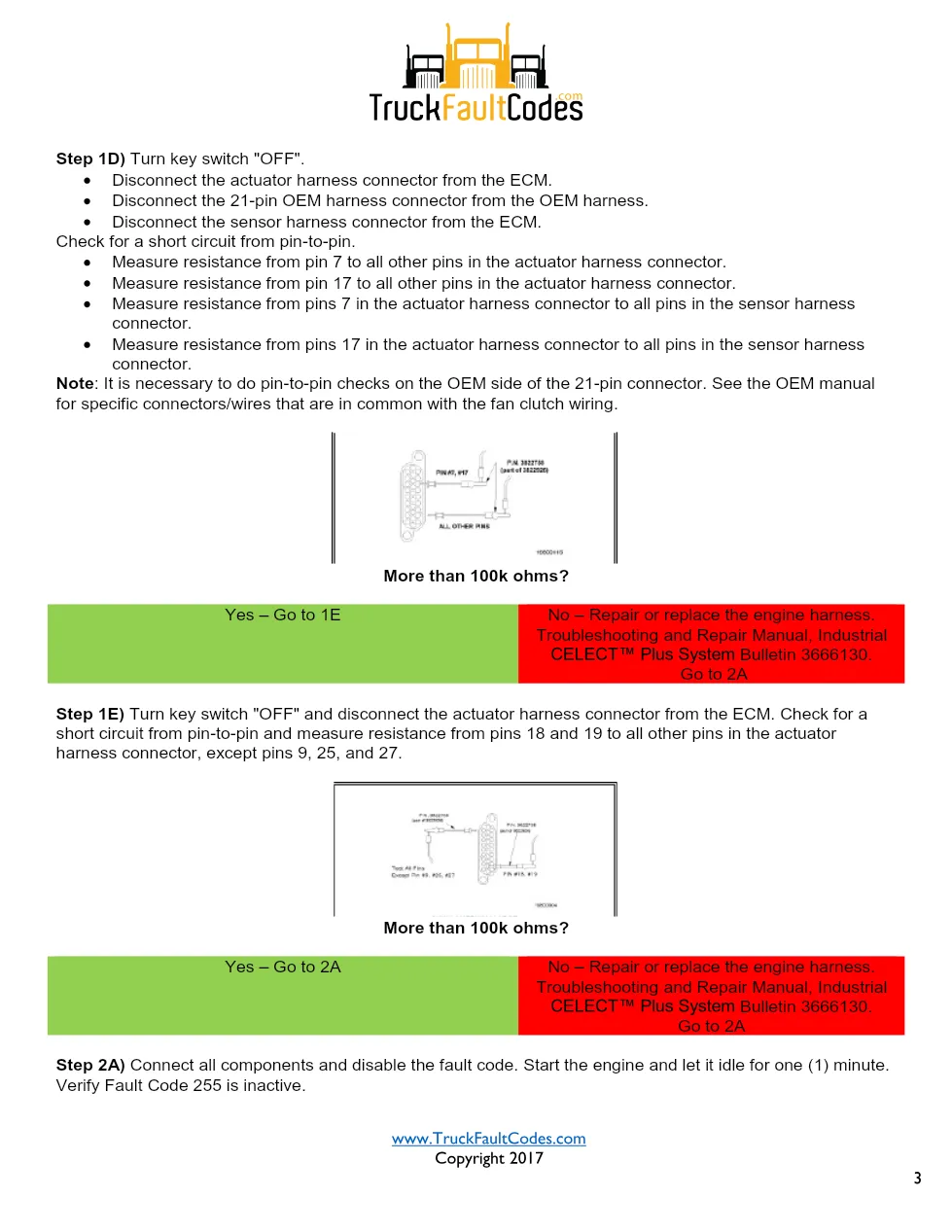 Cummins fault code 255 — Fuel Shutoff and Enable Supply Circuit - page 3 is available after signing in