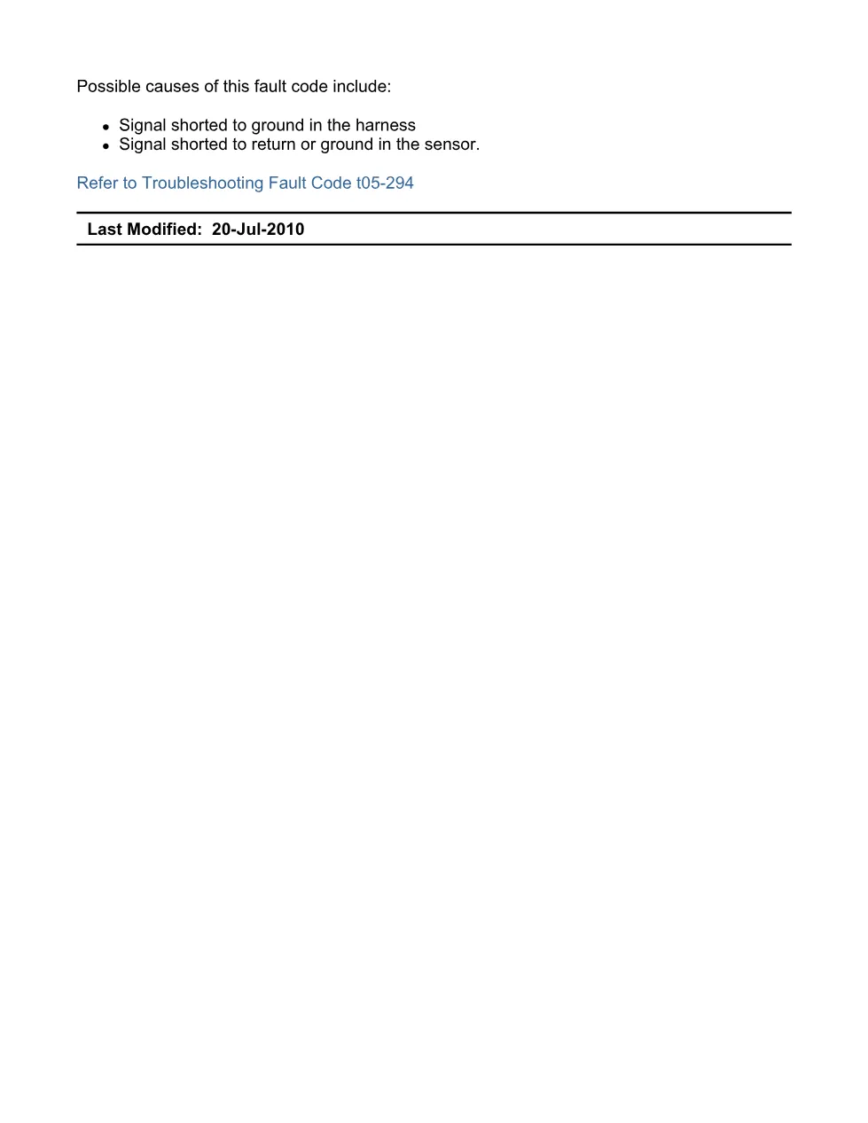 Cummins fault code 294 troubleshooting manual — Code 294.pdf - preview page 2 of 3