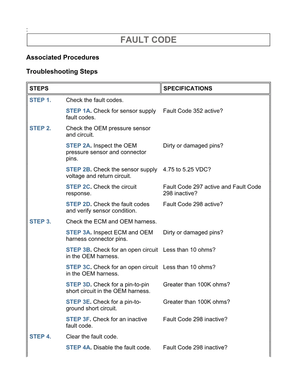 Cummins fault code 298 troubleshooting manual — Auxiliary – Guide - page 3 is available after signing in