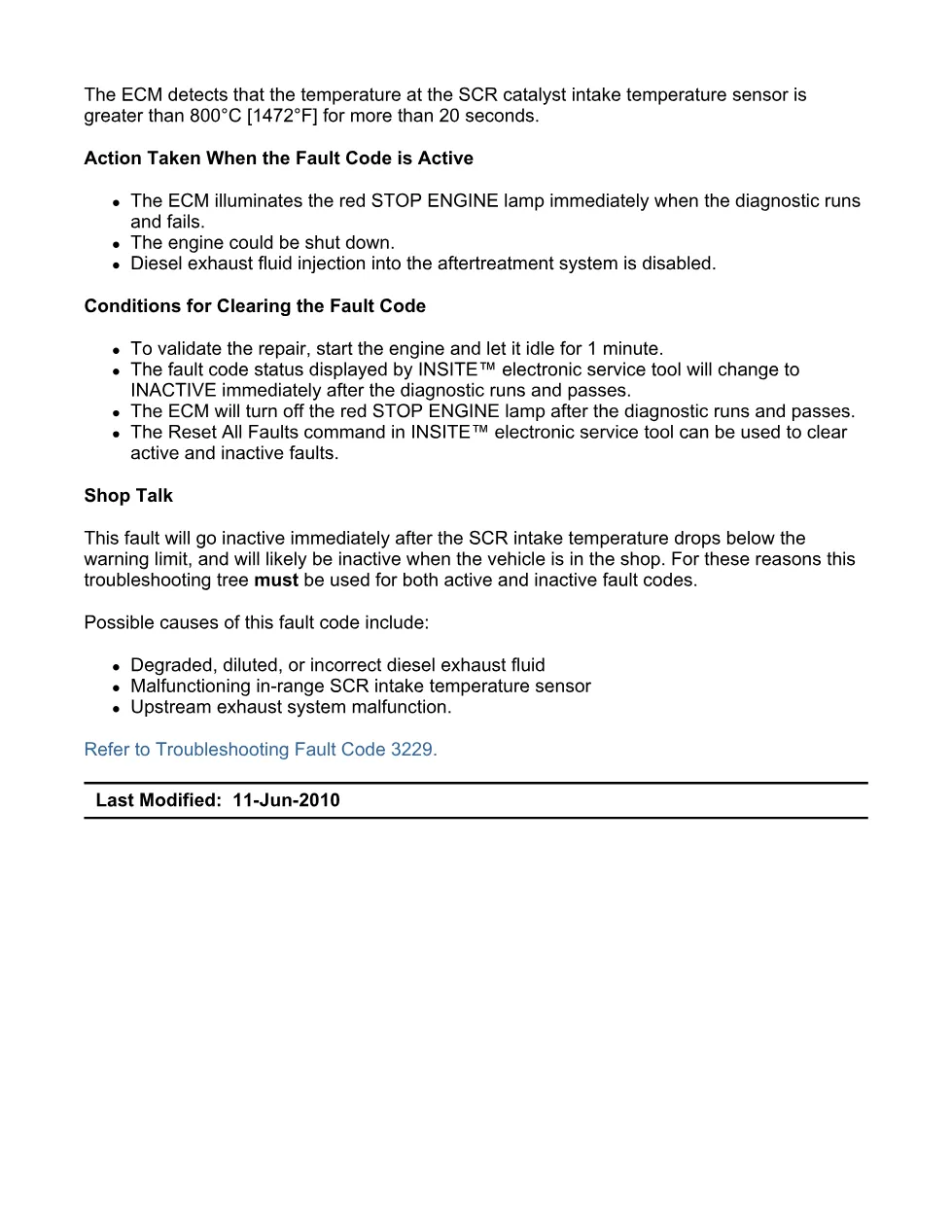Cummins fault code 3229 – SCR intake temperature high – Official - preview page 2 of 6