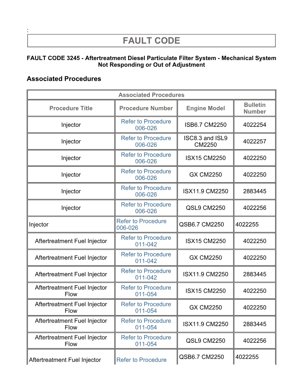 Cummins fault code 3245 – DPF not regenerating troubleshooting - page 3 is available after signing in