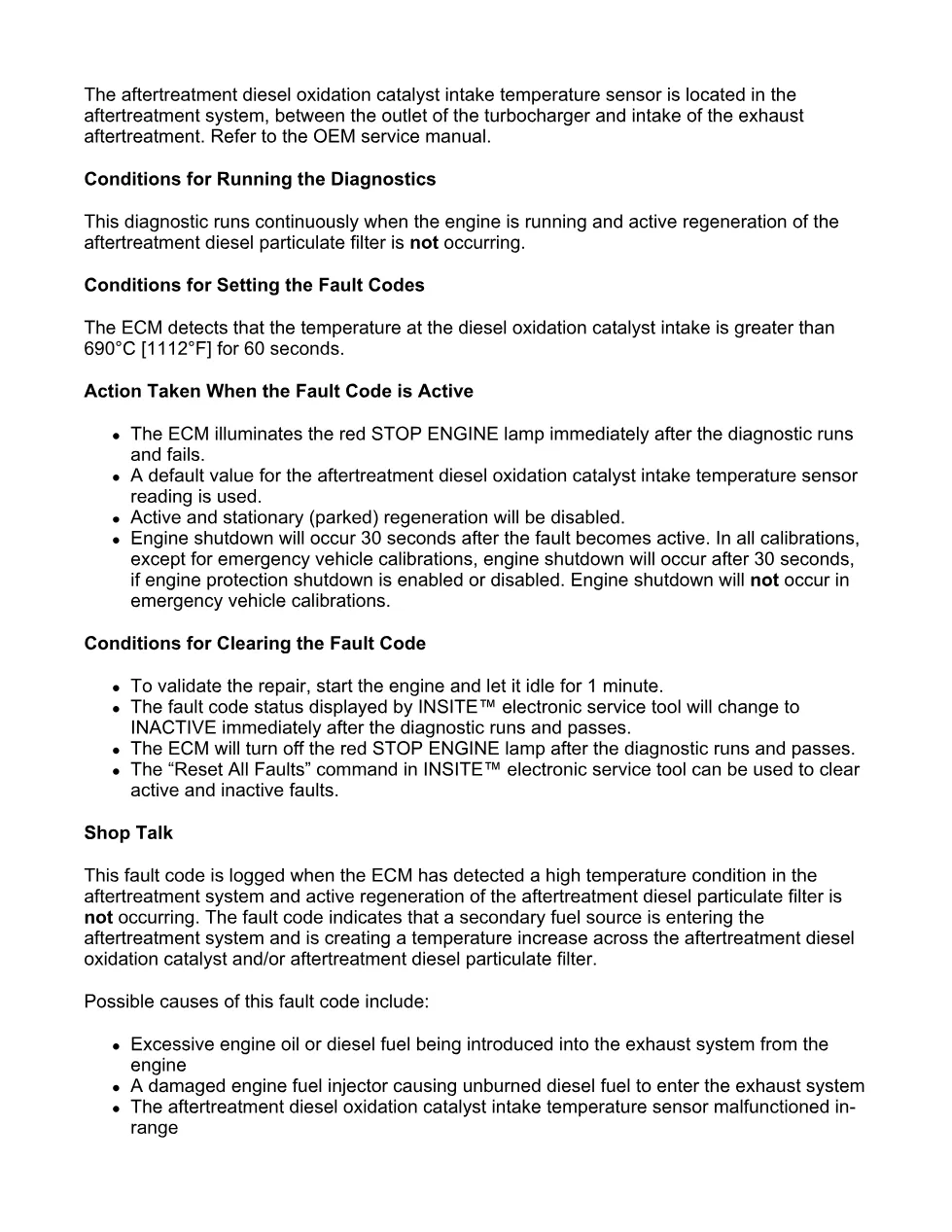 Cummins fault code 3251 – DOC intake temperature high – Official - preview page 2 of 6