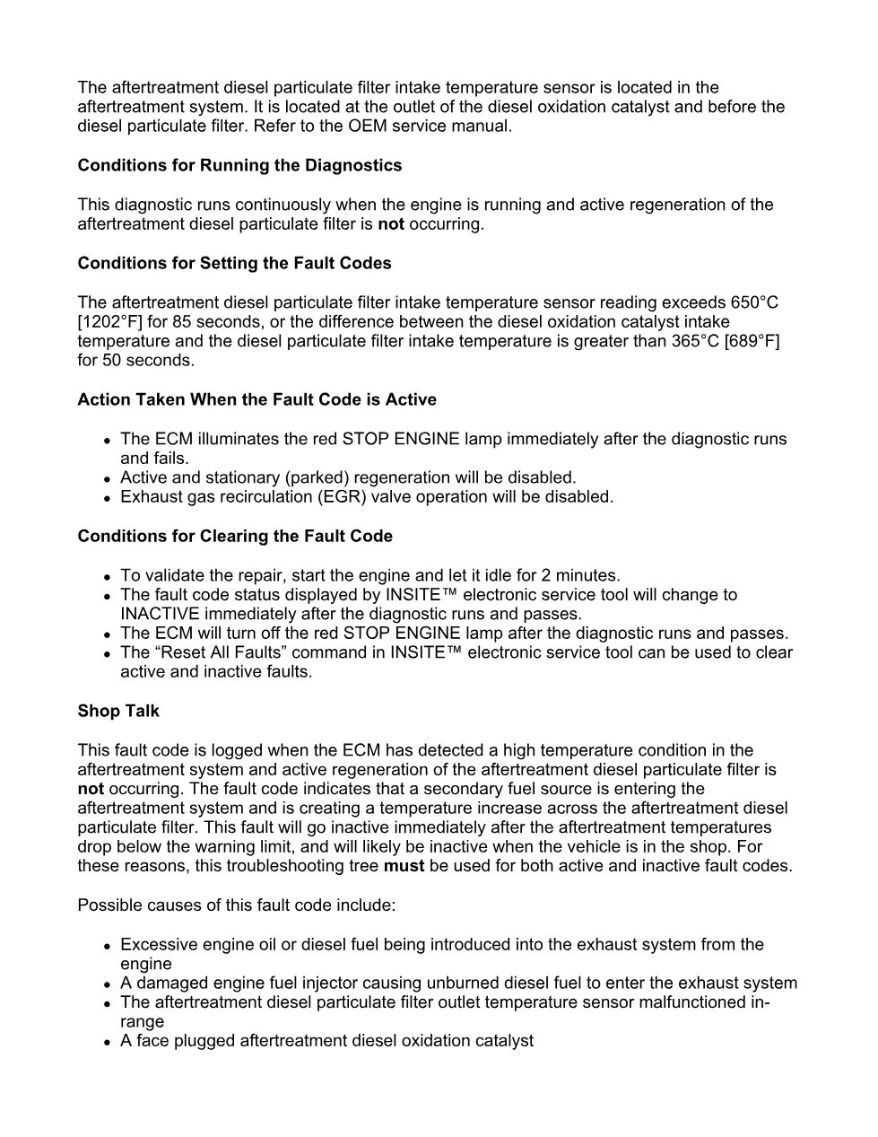 Cummins fault code 3253 manual — DPF intake temperature – PDF - preview page 2 of 6