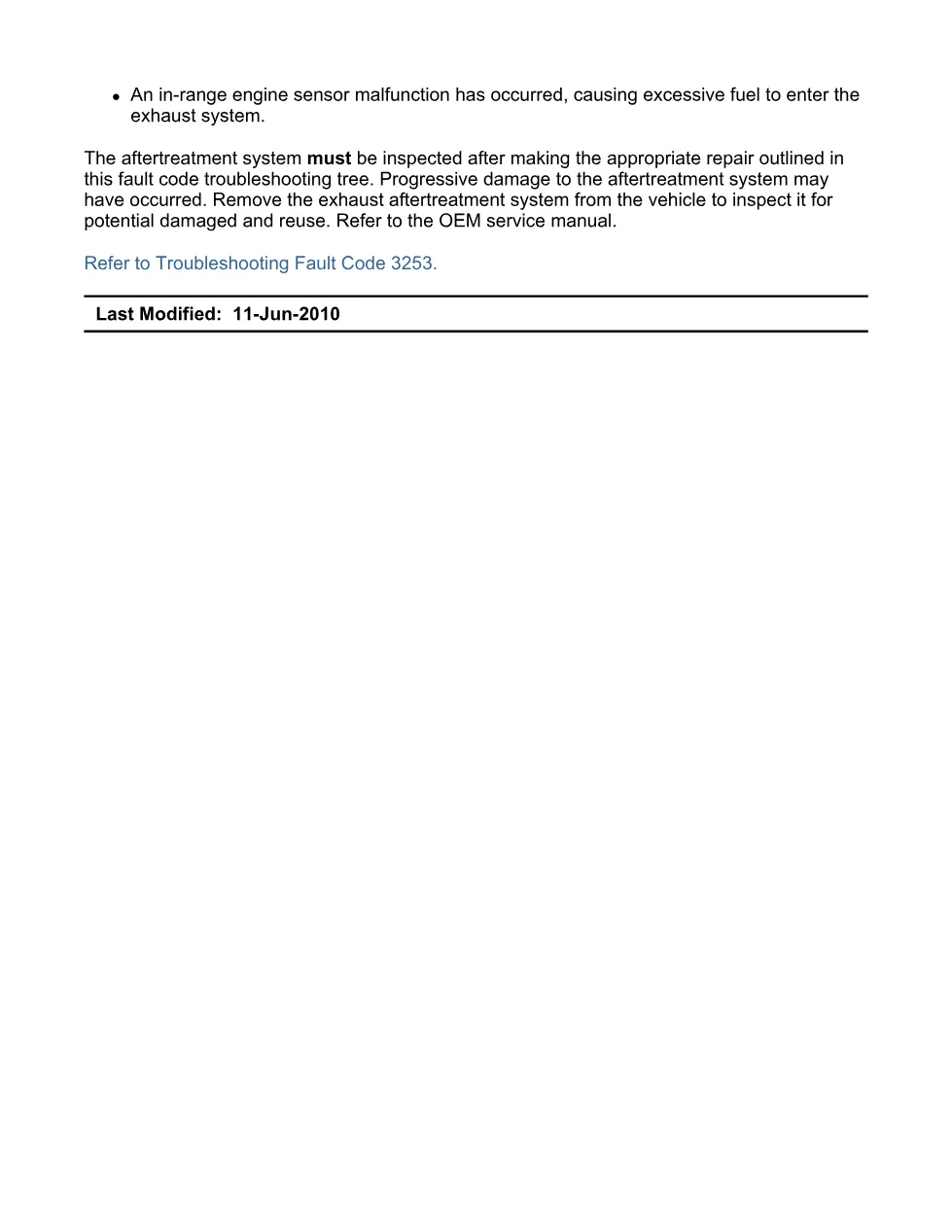 Cummins fault code 3253 manual — DPF intake temperature – PDF - page 3 is available after signing in