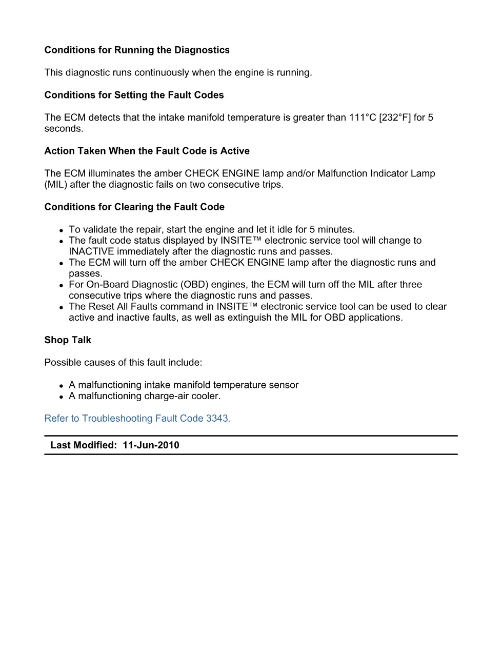 Cummins fault code 3343 manual — charge-air cooler efficiency - preview page 2 of 6