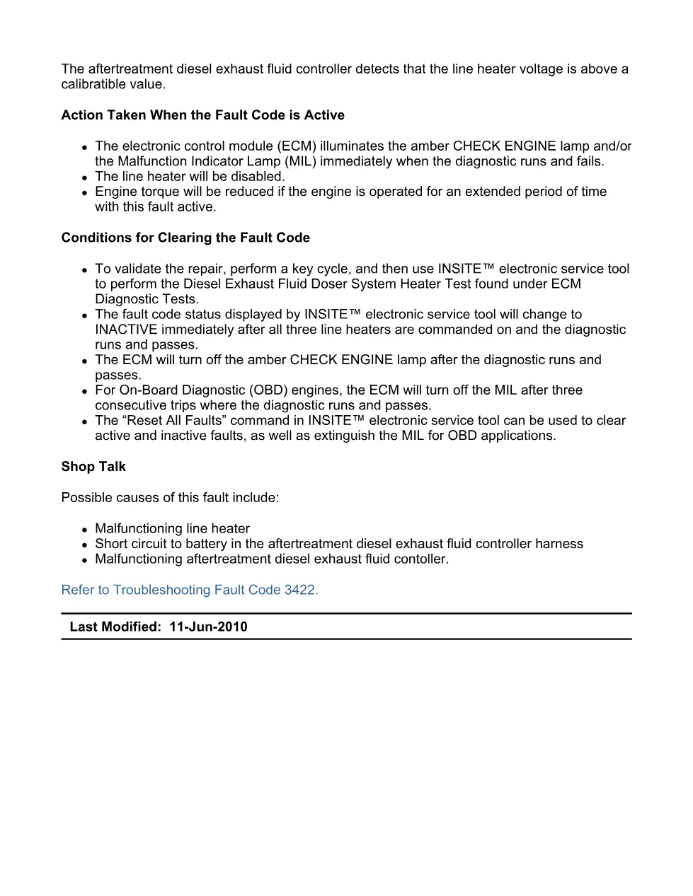Cummins fault code 3422 — SPN 4344 FMI 3 troubleshooting manual - preview page 2 of 6