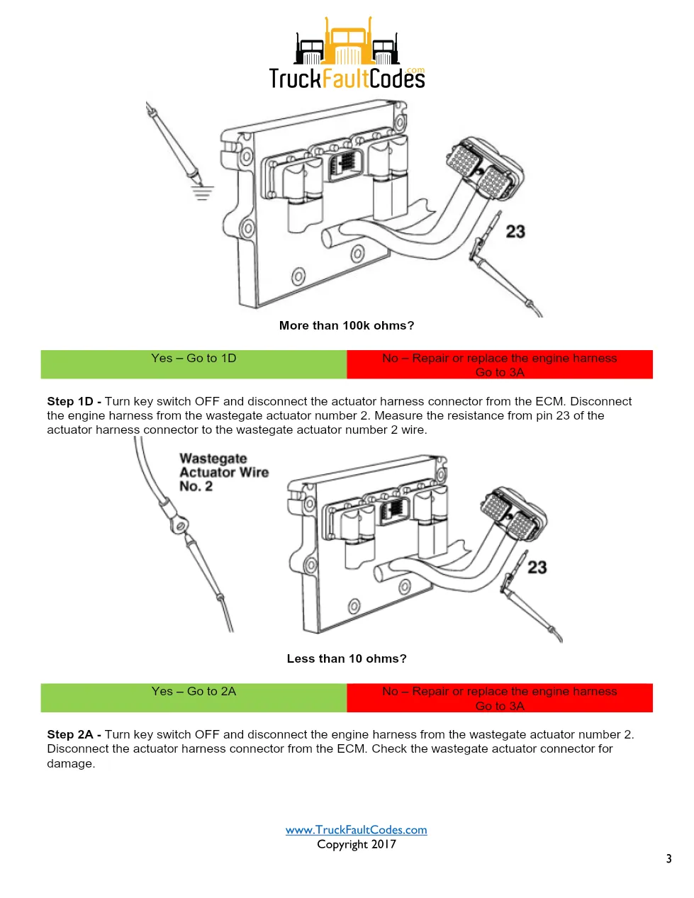 Cummins fault code 492 troubleshooting — Wastegate Actuator - page 3 is available after signing in