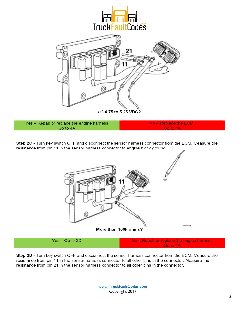 Cummins fault code 496 — ISM CM570 Sensor Supply Voltage Circuit - page 3 is available after signing in