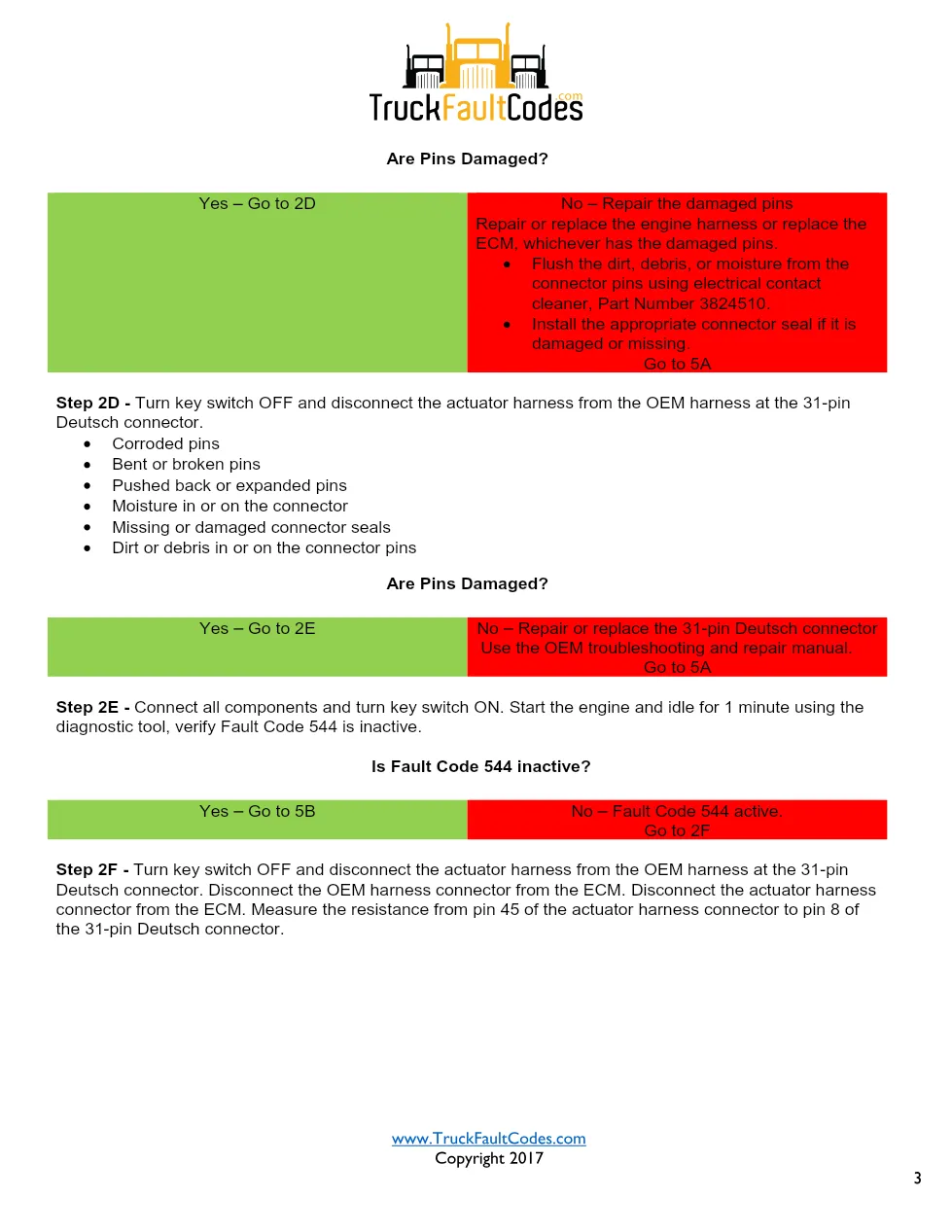 Cummins fault code 544 — ISM CM570 Top 2 Transmission Circuit - page 3 is available after signing in