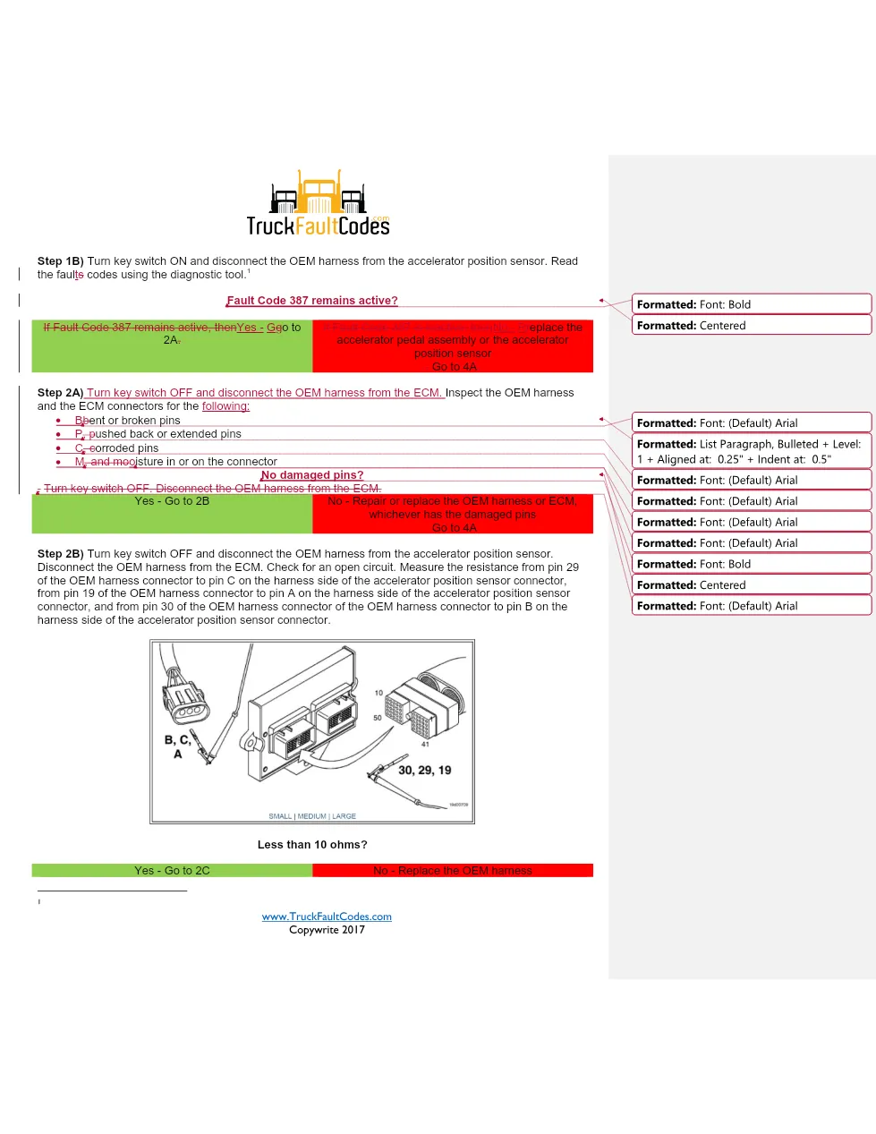 Cummins ISB accelerator sensor Fault Code 387 — Troubleshooting - preview page 2 of 3
