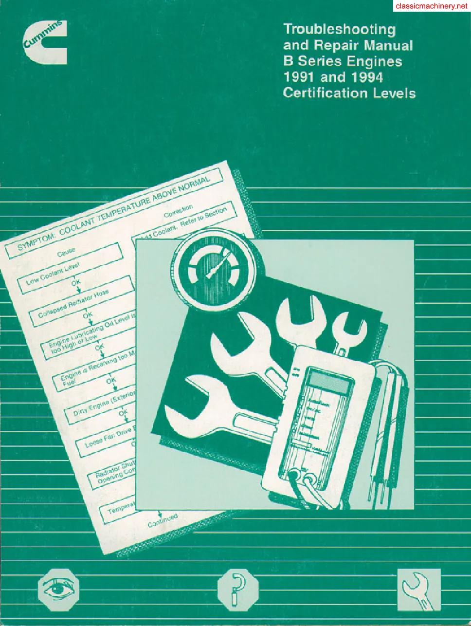 Cummins ISB CM550 manual — Troubleshooting and Repair Manual - preview page 1 of 3