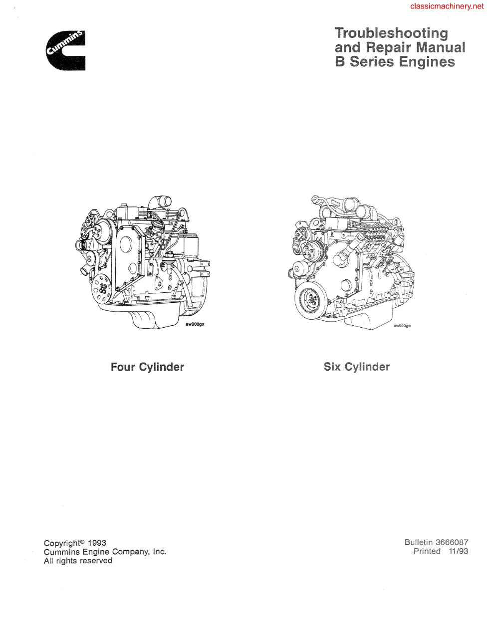 Cummins ISB CM550 manual — Troubleshooting and Repair Manual - preview page 2 of 3