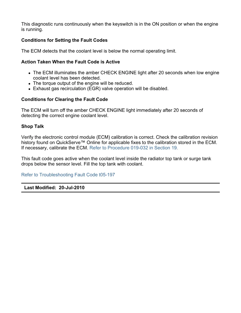 Cummins ISB coolant fault diagnostic — Fault Code 197 — PDF, 4 - preview page 2 of 3
