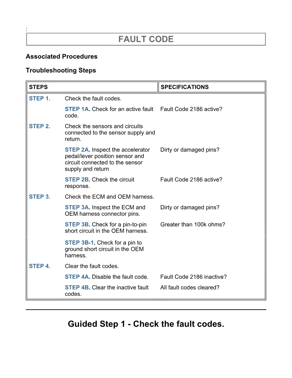 Cummins ISB sensor supply manual — Fault Code 2186 — PDF, 10 - page 3 is available after signing in