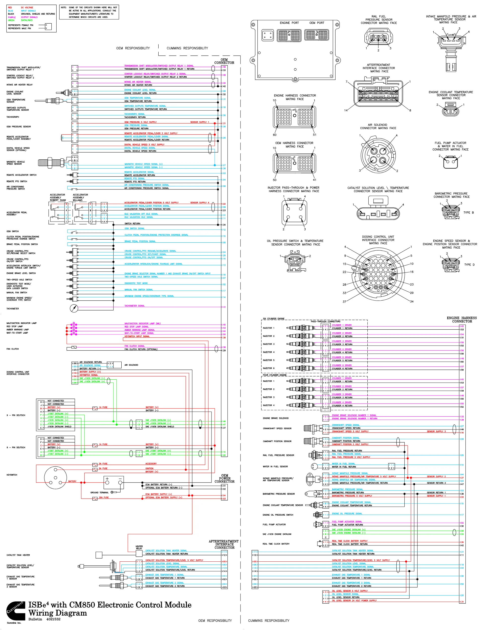 Cummins ISBe4 CM850 Document — 4021532 Rev 0 — PDF, 1 page - page 1 is available after signing in